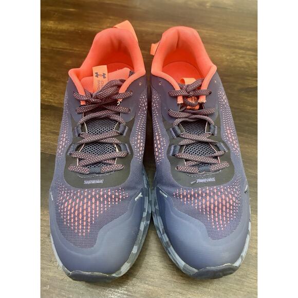 Under Armour Charged Bandit TR Shoes Womens Size 10 Navy / Pink Trail Running - Picture 2 of 6